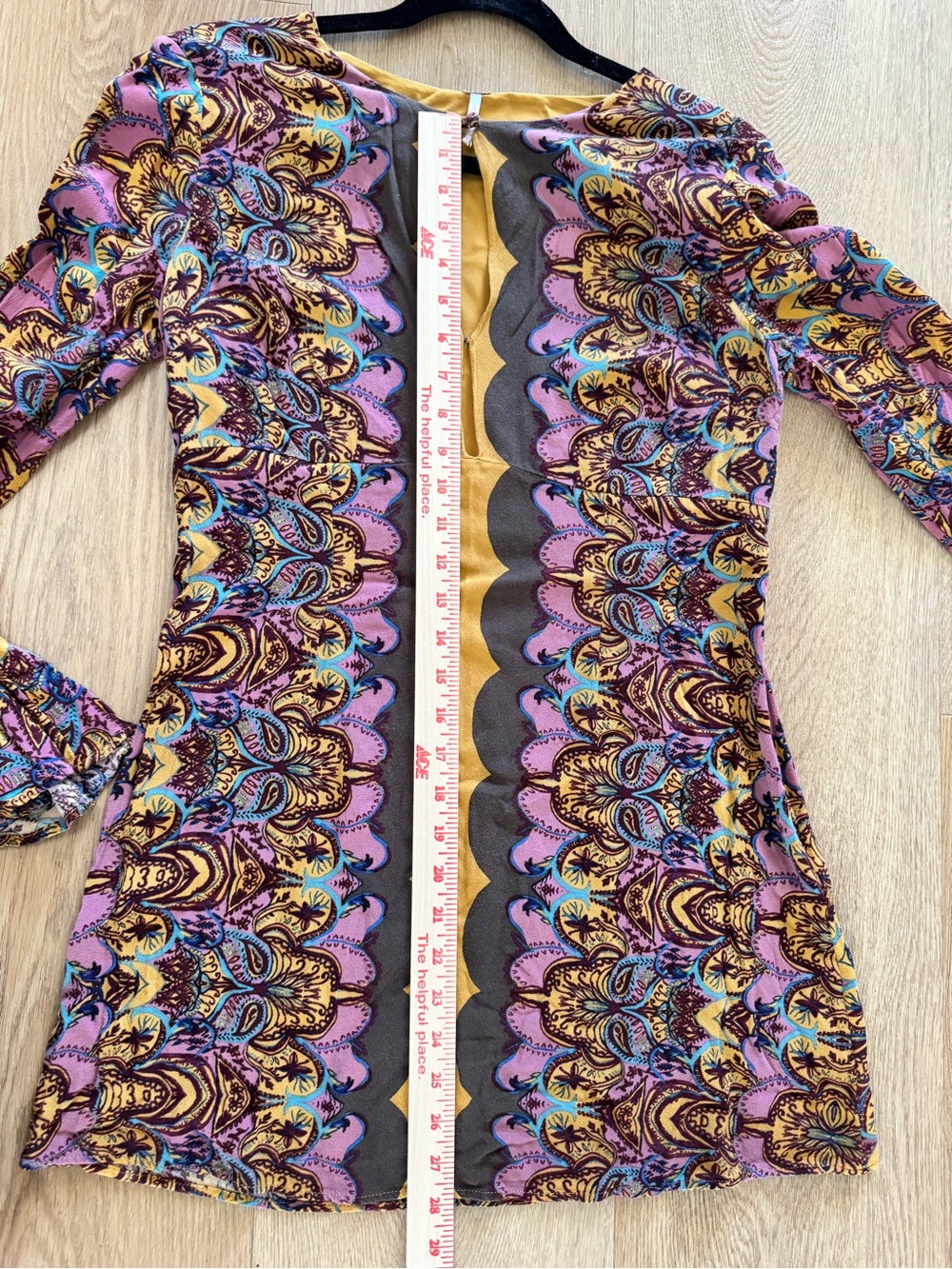 Free People Ossie Vibes Tunic Dress Long Sleeve Small 4/6 - Picture 3 of 7